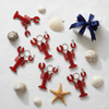 Lobster Keyring Set of 6 - lifestyle gift flat lay