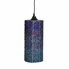 Pendant Deep Blue Sea beaded pendant light on white background