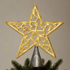 Gold Filigree Star Tree Topper