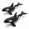 Orca Baby Beaded Figurines – White Background