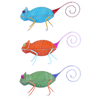 quirky chameleons Extol Accessories