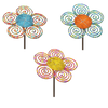 Flower Garden Stake, Asst (Set of 3)