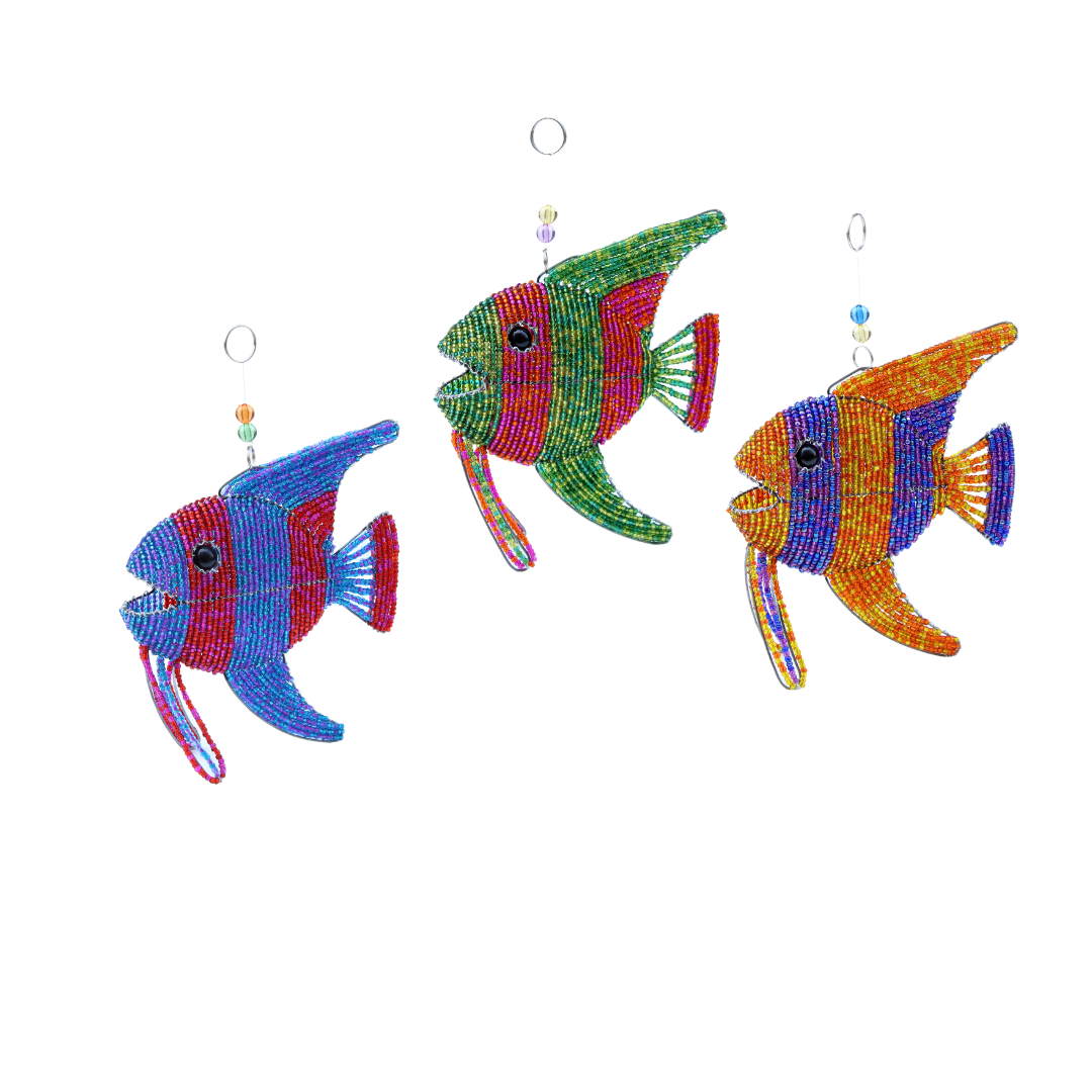 Angel Fish, Asst (Set of 3) | Extol Wholesale