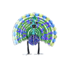 Minimal, Peacock  (Set of 3)